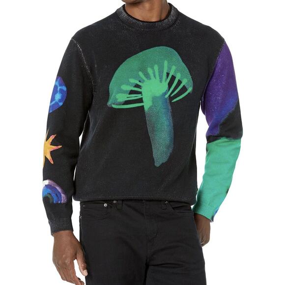 Rare! NWT $325 Paul Smith print Sweater/Jumper, Small - Picture 1 of 8